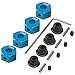 Share Goo ShareGoo 12mm Hex Wheel Hubs 7mm Thick w M4 Lock Nut Compatible with Traxxas 110 Slash 4X4 Stampede Rustler 4WD RC CarReplace of 1654 - Image 3