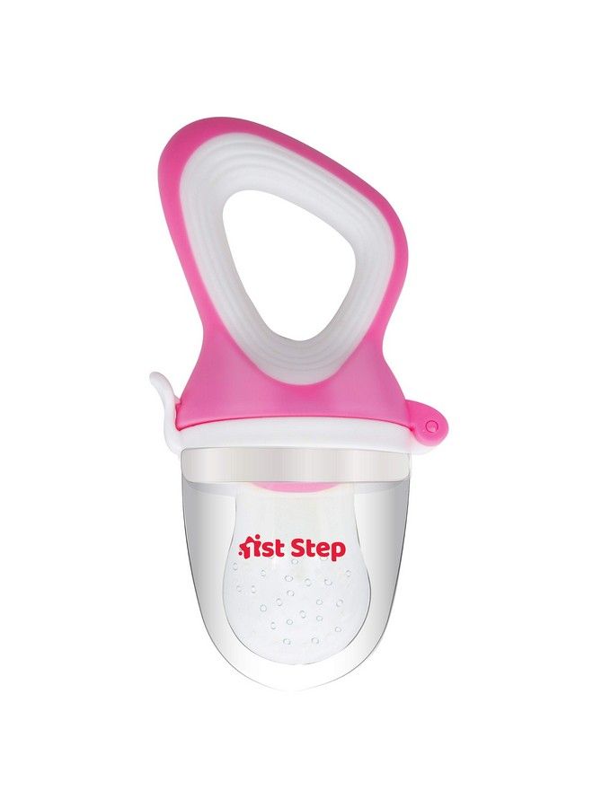 1st Step Bpa Free Silicone Fruit And Food Nibbler And Feeder (Pink) - Image 2