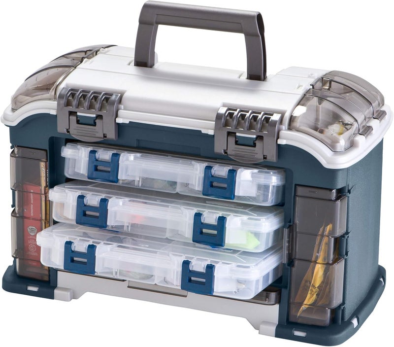 Plano Angled Tackle System with Three 3560 Stowaway Boxes - Premium Fishing Storage Solution - Image 1