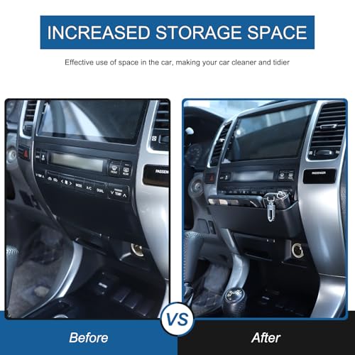 Heutamo Center Console AC Storage Box Compatible with Toyota Land Cruiser Prado 20032009 Accessories Console AC Under Panel Storage Box Organizer Tray - Image 3