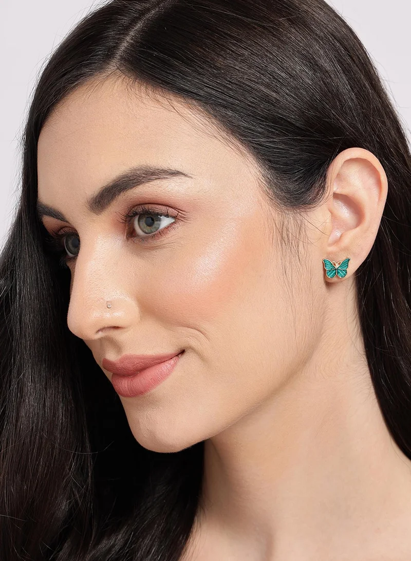 Sohi  Set of 6 Butterfly Shaped Artificial Stud Earring Jewellery for Women | Best Price UAE