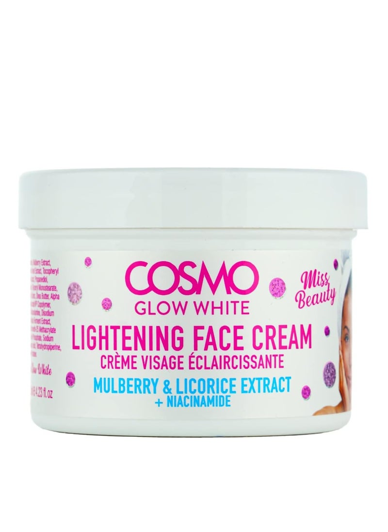 COSMO Cosmo Glow White Lightening Face Cream 125ml for Men and Women  - Image 1