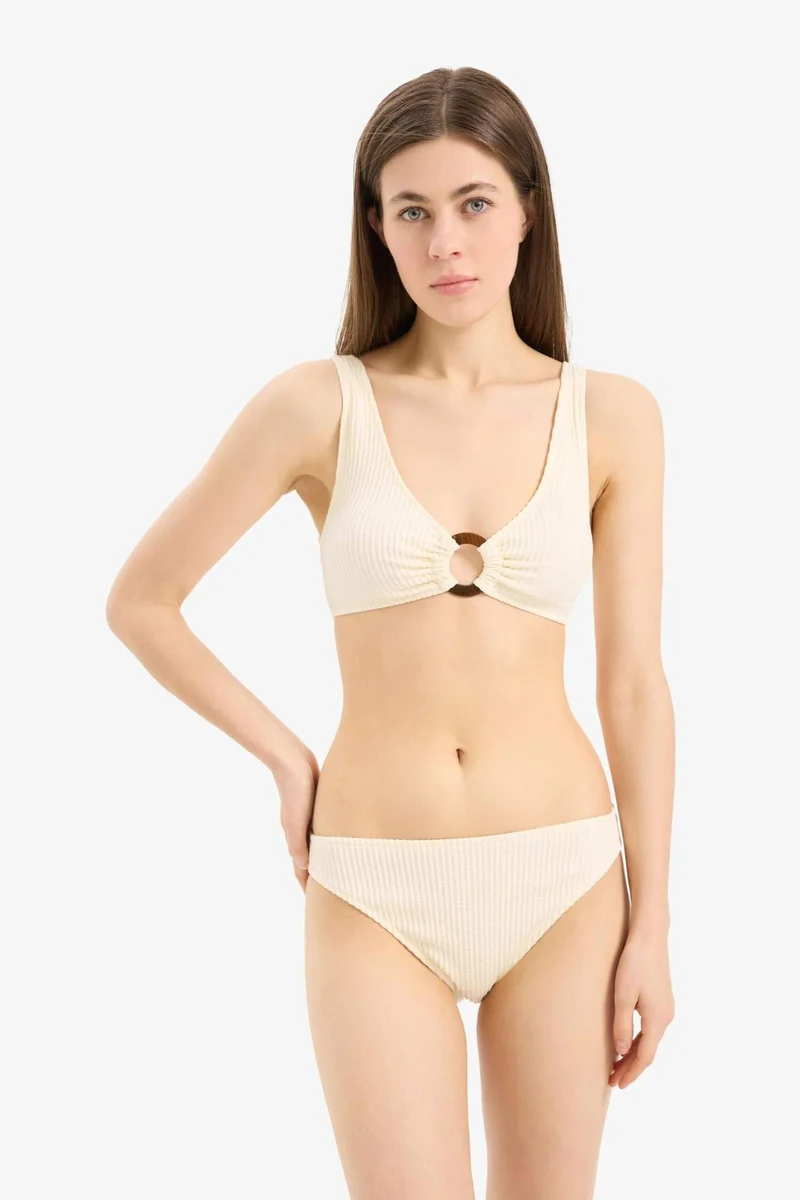 DeFacto Fall in Love Regular Fit Crepe Bikini Bottom