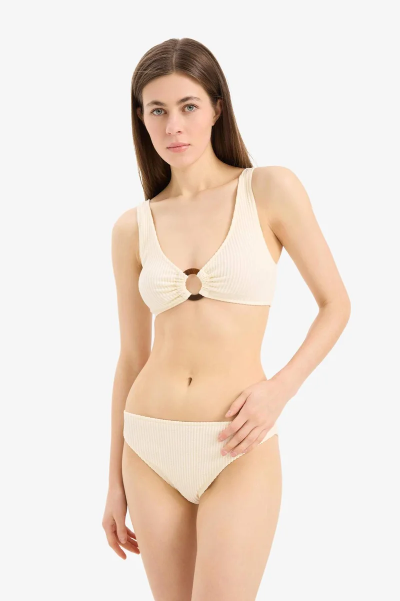 DeFacto Fall in Love Regular Fit Crepe Bikini Bottom