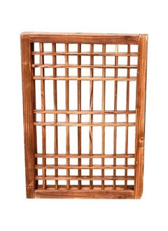 HOME TASTE Hometaste Wooden Window Frame Rustic Style Window Frame Wall Art Decor Haniging Window Panes Farmhouse Wooden Window Fence Window Wall Decor 