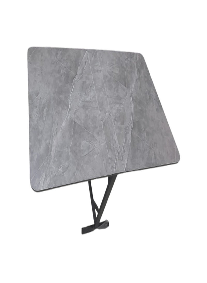 eBasket Foldable hospitality table, 120cm x 80cm, made of MDF wood and metal frame (grey color)  - Image 2