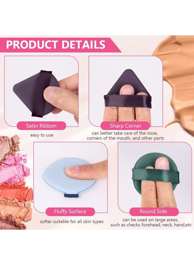 Ainiv 9PCS Air Cushion Makeup Sponges for Foundation, Reusable Sponge Powder Puff with Portable Box, Latex-Free Blending Sponge for Liquid, Cream, Foundation and Powder, Wet and Dry Dual Use - Image 4