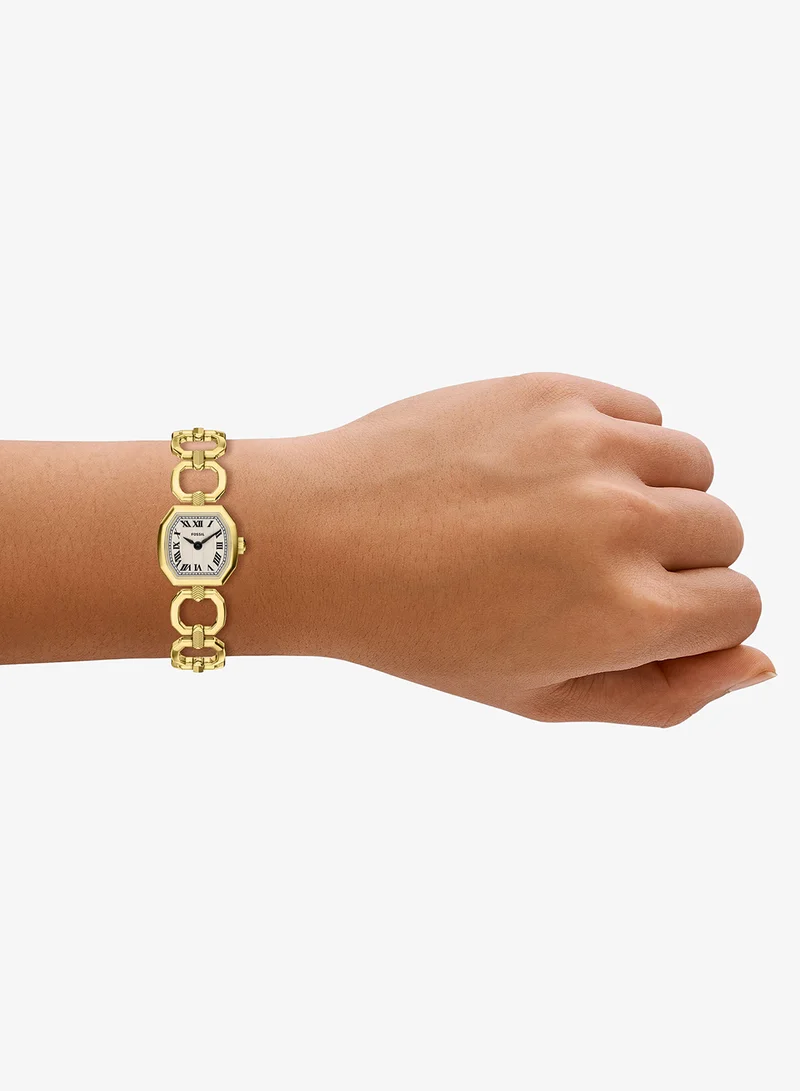 فوسيل Digital analog watch with stainless bracelet