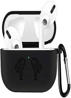 Generic Shockproof silicone case cover for airpods pro - black 