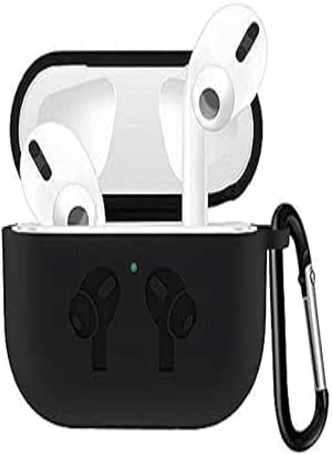 Generic - Shockproof silicone case cover for airpods pro - black - Image 1