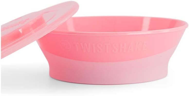 TWISTSHAKE Baby Bowl with Airtight Lid | BPA-Free Infant Weaning Tableware | 6 Month+ Kids Feeding Plate | Food Training for Toddlers | Pink - Image 4
