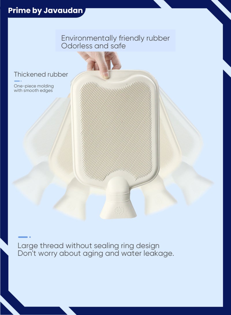 Prime by javaudan Electric Hot Water Bag Heating Bag with Fleece Cover for Cramps, Neck, Shoulders Pain Relief Bag for Hot Therapy Hand & Feet Warmer - Image 4