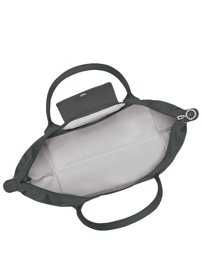 لونج شامب LE PLIAGE GREEN M TOTE BAG الجرافيت - كيس الكتف النسائي من القماش المعاد تدويره - Image 5