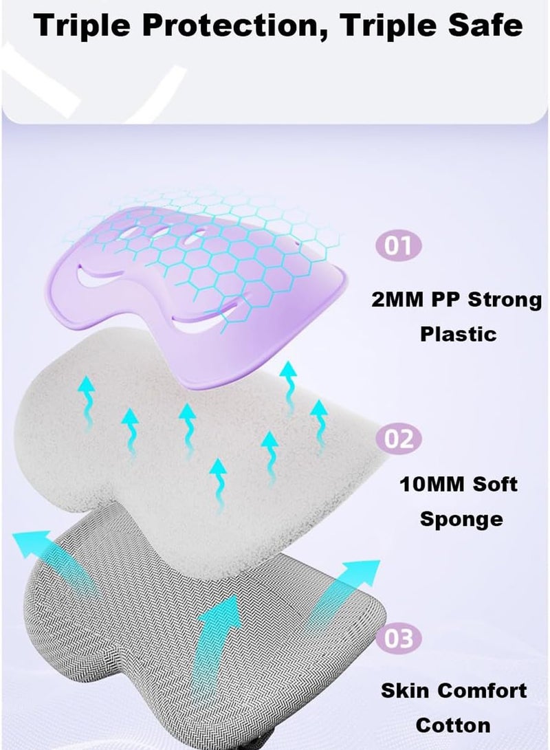 Adjustable Kids Bike Helmet for 3-8 Years Skateboard Helmet with Knee Elbow Pads and Wrist Guard for Roller Skates Cycling - Image 2