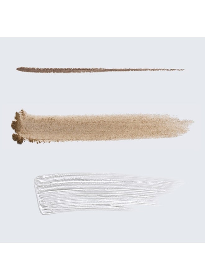 استي لودر قلم حواجب برو بيرفكت ثري دي اول ان وان ستايلر مالتي تاسكر - بني فاتح - Image 2