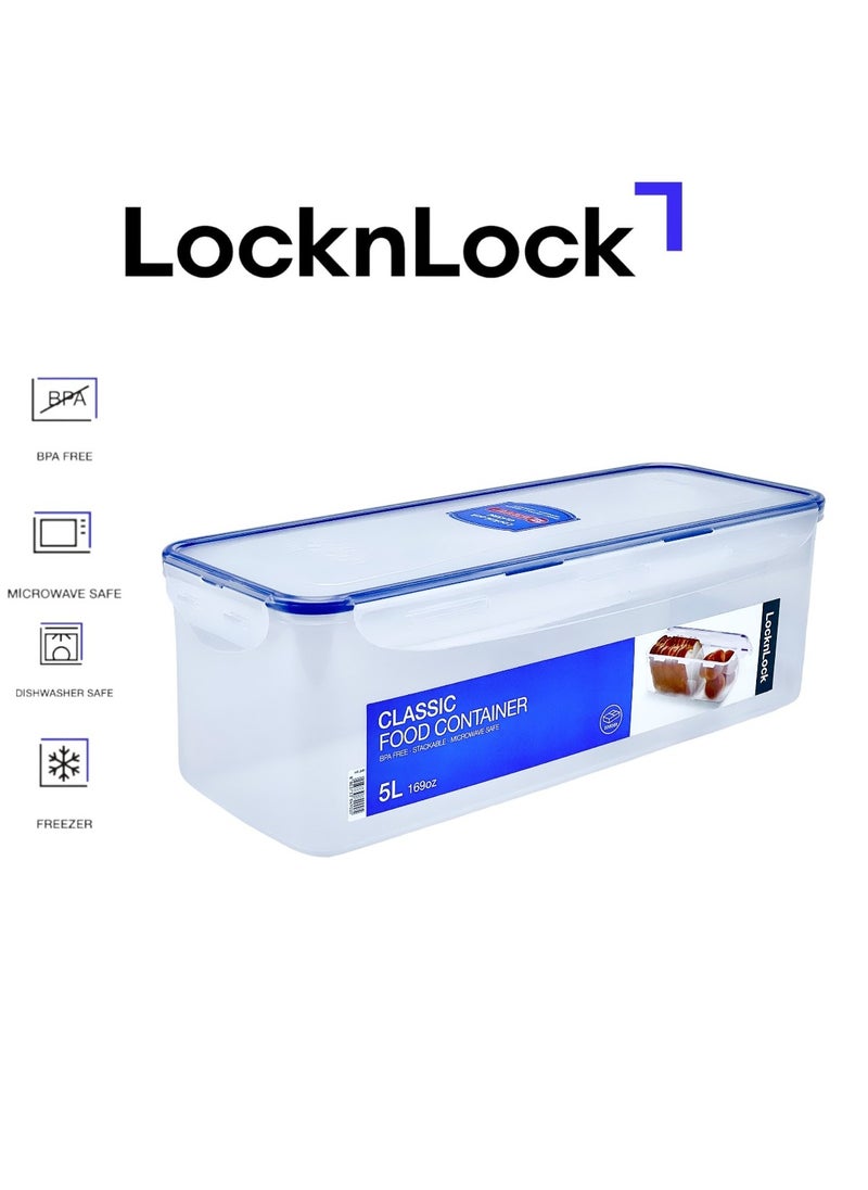 LOCK & LOCK LocknLock 5L  Airtight Food Storage with Divider  - BPA-Free, Microwave, Freezer, and Dishwasher Safe  - Image 1
