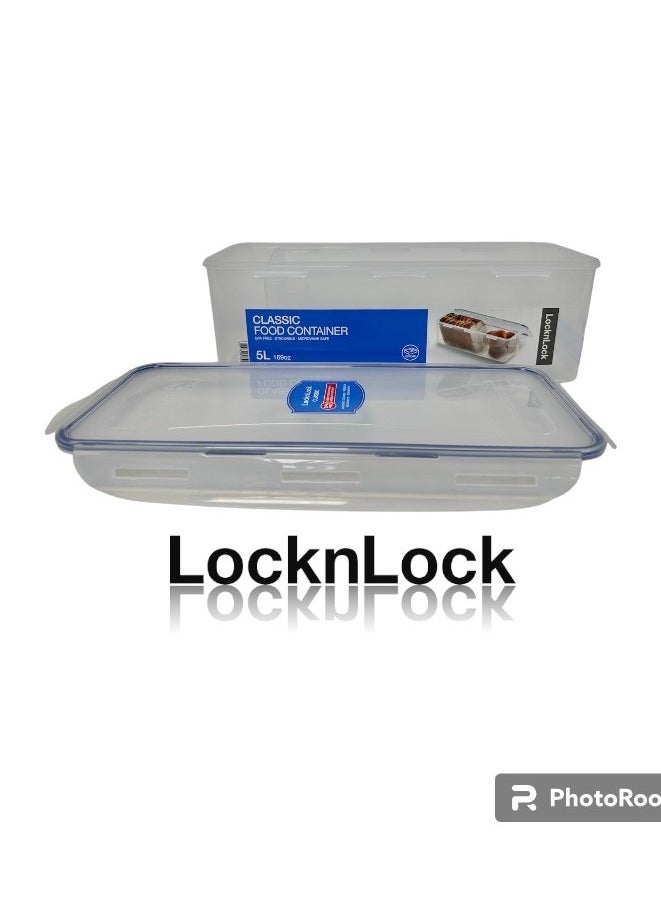 LOCK & LOCK - LocknLock 5L  Airtight Food Storage with Divider  - BPA-Free, Microwave, Freezer, and Dishwasher Safe - Image 1
