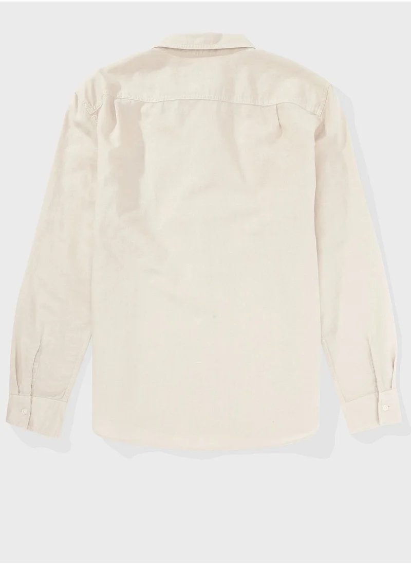 American Eagle Essential Button Up Classic Fit Shirt