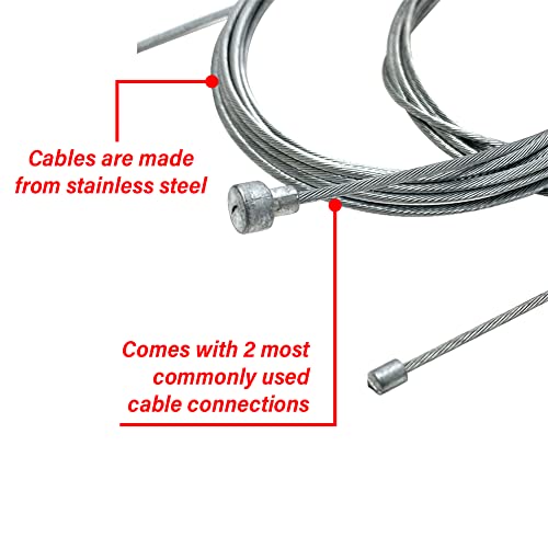 Pit Posse PP3280 Universal Cable Emergency Repair Kit for Motorcycle ATV - Throttle Clutch Brake Cables Included -Compact - 9 Cable Ends - Image 3