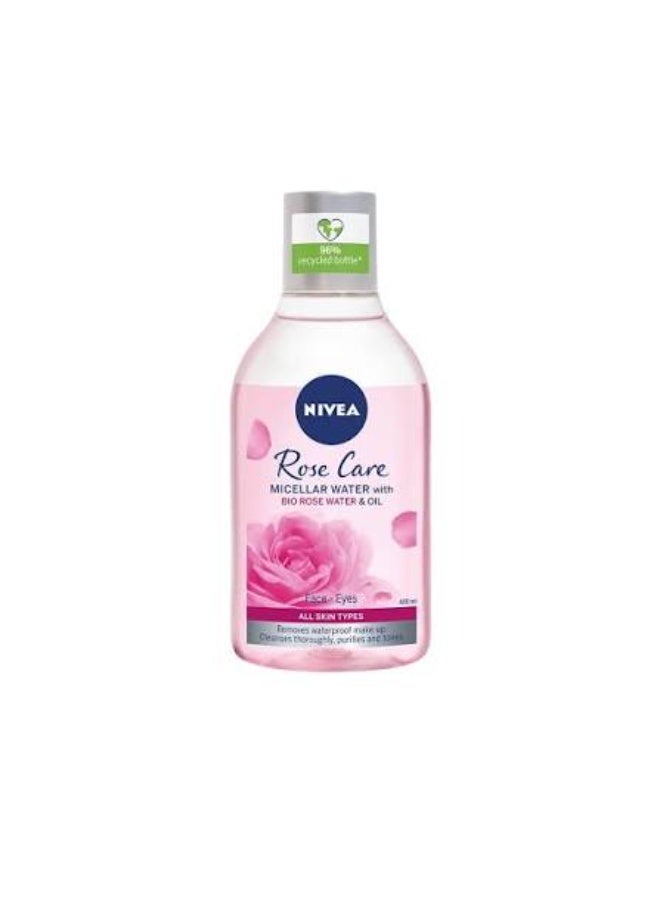 نيفيا ماء ميسيلار نيفيا "روز كير" (Nivea Rose Care) بماء الورد العضوي والزيت - 400 مل - Image 1