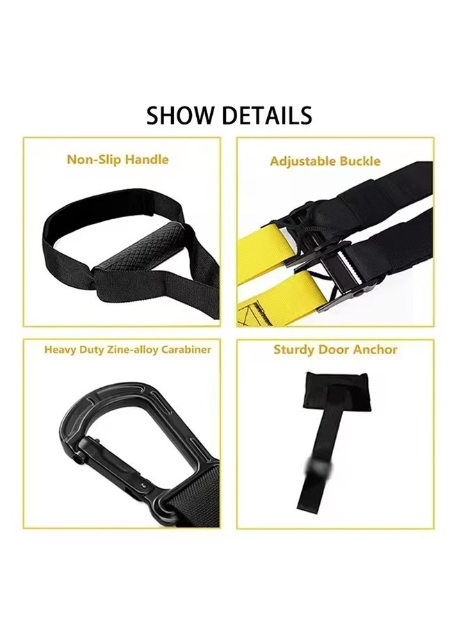 JCB CHIC P3-2 جهاز مقاومة Trx حبل تعليق حبل سحب حزام تدريب تعليق حزام لياقة بدنية حزام تمارين تعليق لياقة بدنية - Image 3