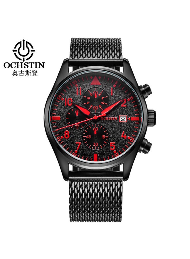 Ochstin Augusden New Men's Casual Watch Multi-function Chronograph Waterproof Quartz Watch