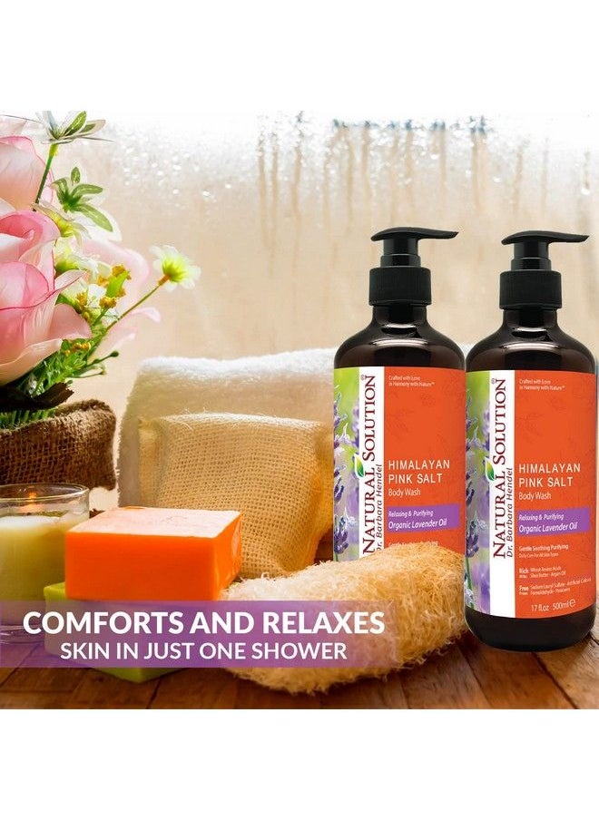 Natural Solution - Body Wash Made With Himalayan Pink Salt & Organic Lavender Oil Purifying And Transforms The Even Driest Skin In Just One Shower 17 Fl Oz (6 Count) - Image 1