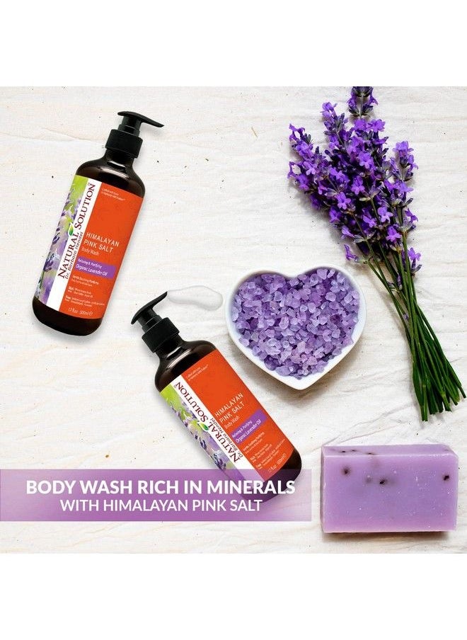 Natural Solution - Body Wash Made With Himalayan Pink Salt & Organic Lavender Oil Purifying And Transforms The Even Driest Skin In Just One Shower 17 Fl Oz (6 Count) - Image 1