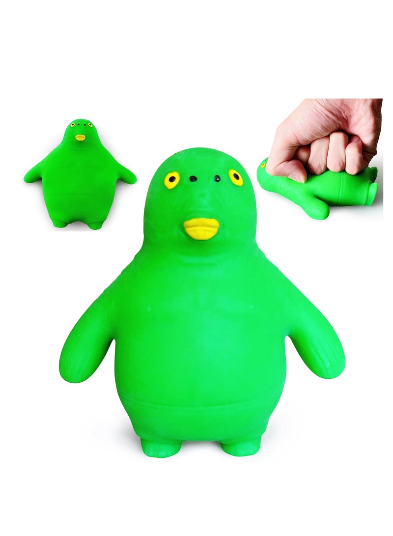 XiuWoo Green Head Fish Stretchy Toys, Squishy Stress Balls for Kids, Ball Fidget ress Relief and Anti-Anxiety Toy, Kids Adults - Image 1