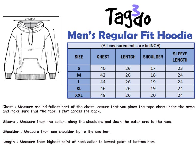 TAGDO Men's Solid Oversize Sweatshirt (RF-OS-SHRT-2001-Grey-XXL) - Image 3