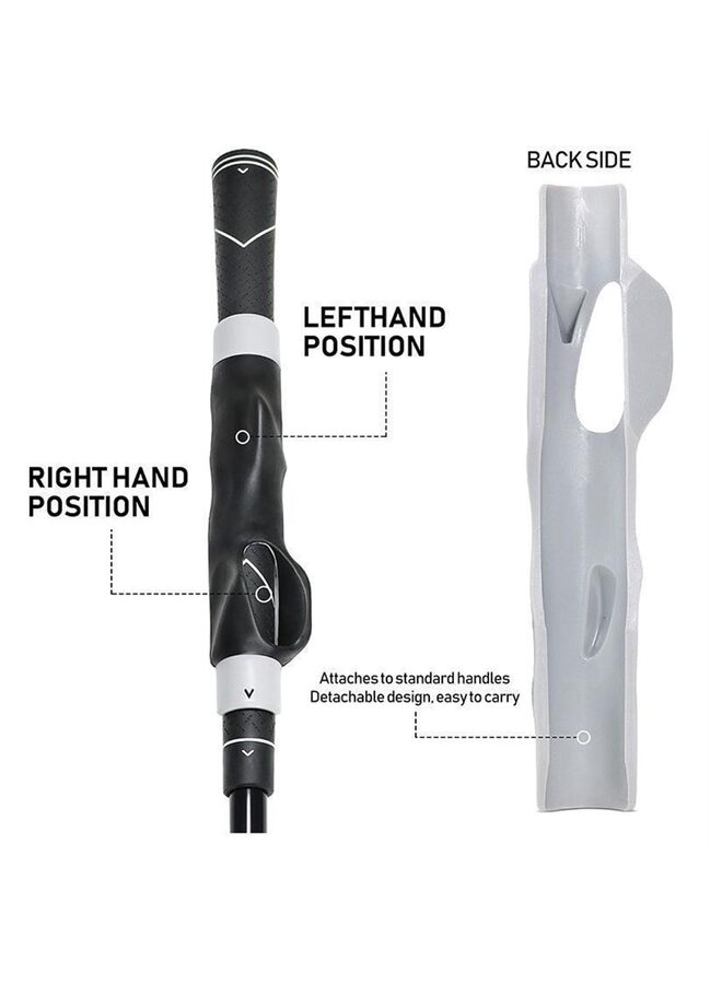 LAMAY Golf Grip Trainer Attachment for Improving Hand Positioning (Black-Yellow) - Image 2