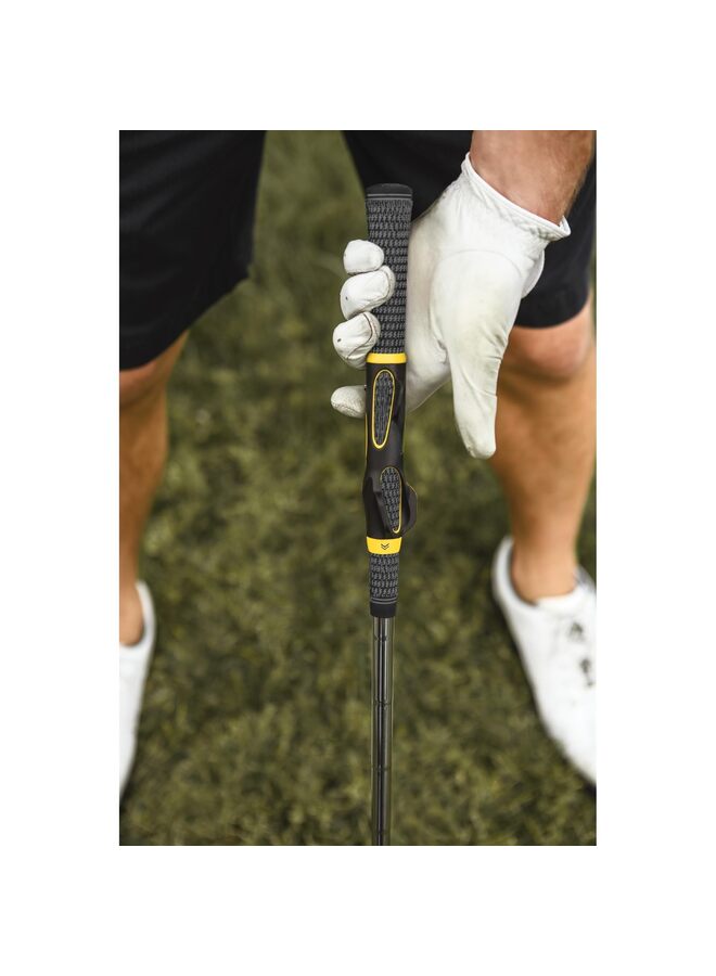 LAMAY Golf Grip Trainer Attachment for Improving Hand Positioning (Black-Yellow) - Image 5