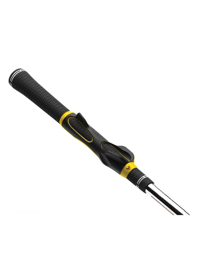 LAMAY Golf Grip Trainer Attachment for Improving Hand Positioning (Black-Yellow) - Image 4