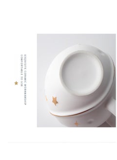 Y&D Astronaut Cup Space Embossed Planet Mug 13.52oz Ceramic Coffee Mugs with Lid And Spoon Gift Box Cute Ceramic Coffee Mug Unique Gift Birthday For Girl Boy Women Men (White)  - Image 5
