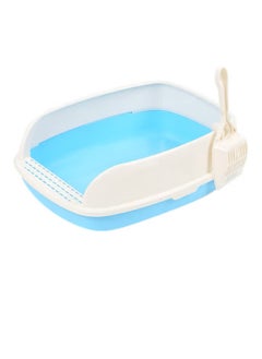 Generic Blue cat litter box 38x28x12cm 