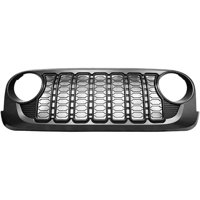 rayihni Front Grille For Jeep Wrangler Jk 20072017 Upgrade To 2024 Jl Sa 8753215 - Image 3