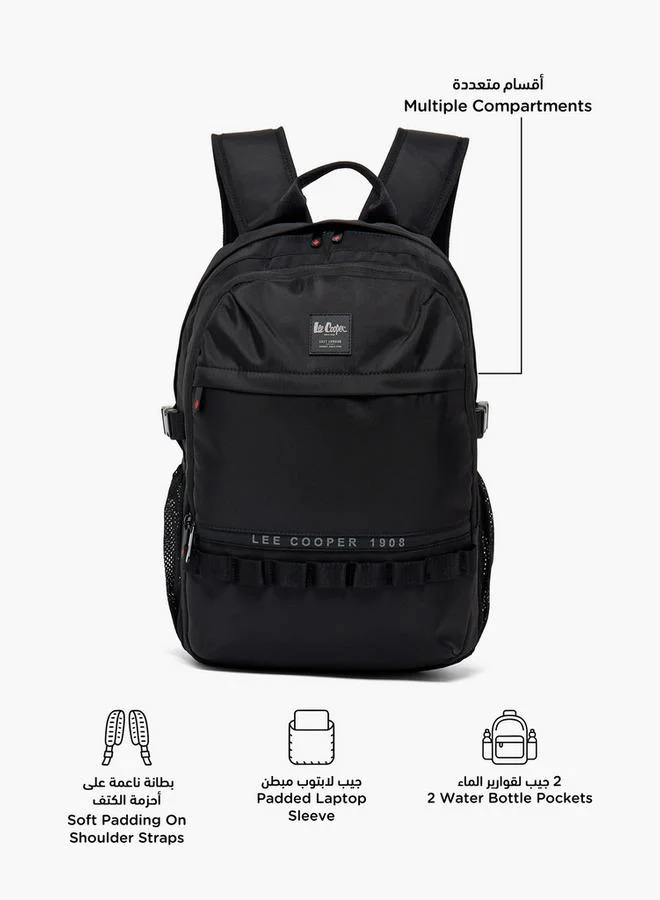 لي كوبر Logo Print School Backpack For Kids 13+ Years With Padded Laptop Sleeve