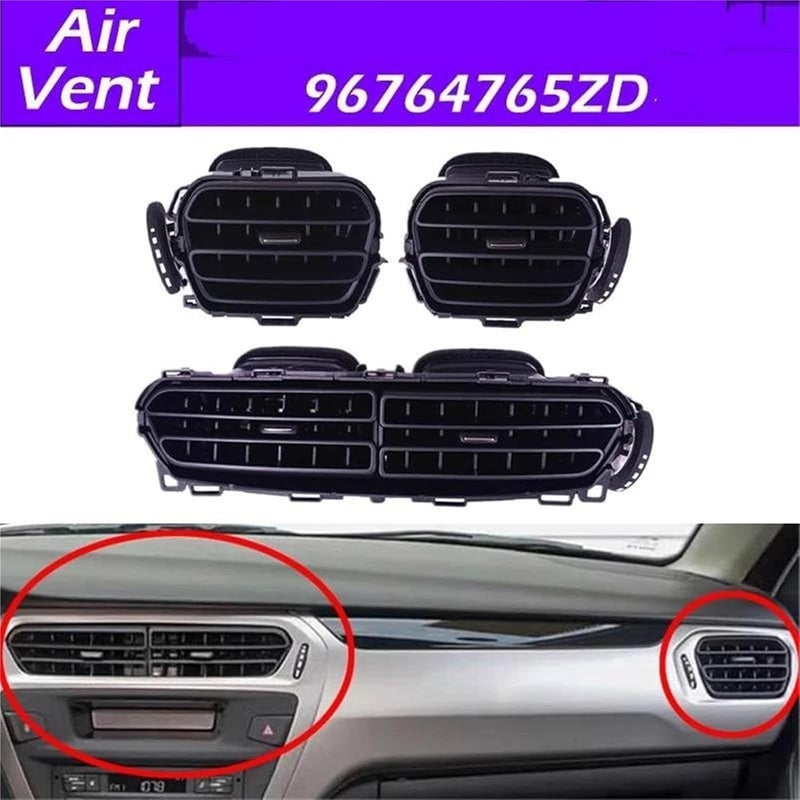 QASULER Car Air Vent Outlet for Peugeot and Citroen - Image 3