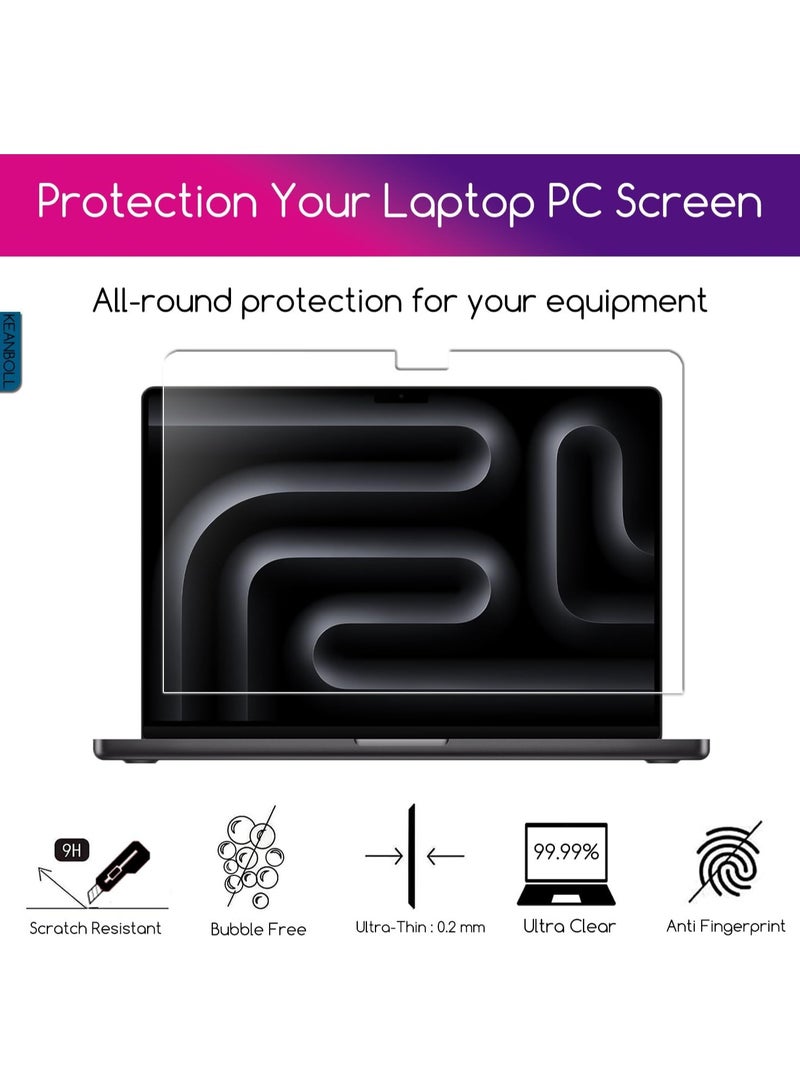 MacBook Pro 14 Tempered Glass Screen Protector for MacBook Pro 14 Inch(2021-2023, M1, M2)- A2442/A2779, 14.2" Ultra Clear & Automatic Adsorption - Image 2