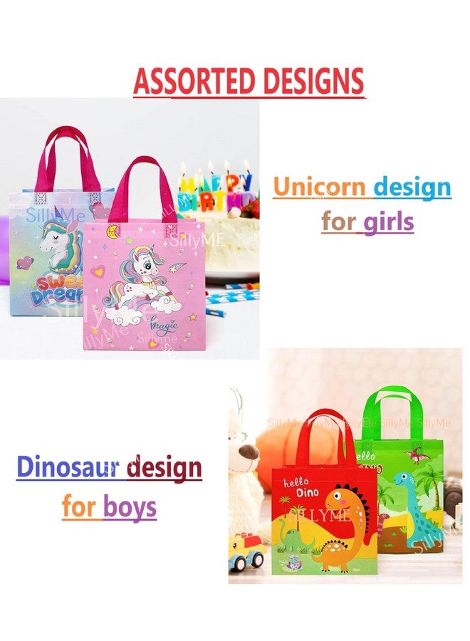 SILLYME Fabric 12Pcs Small Return Gift Bags Birthday Party For Kids-Gift Covers For Return Gifts,Small-Hand Bag For Kids-Birthday Return Gifts For Kids Age 8 12 3 4 5,Multicolor - Image 5