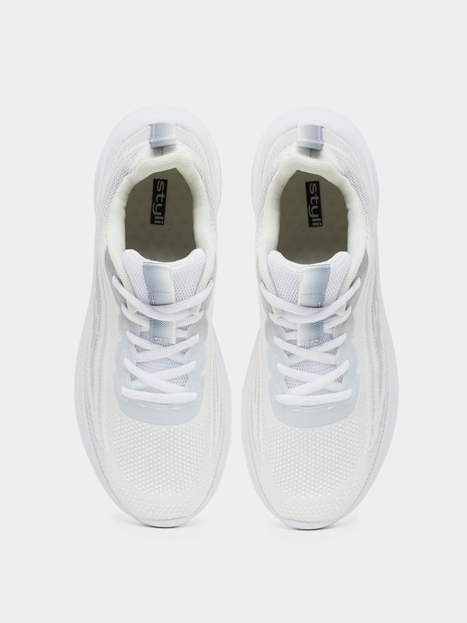 Styli Styli Textured Lace Up Running Shoes  - Image 5