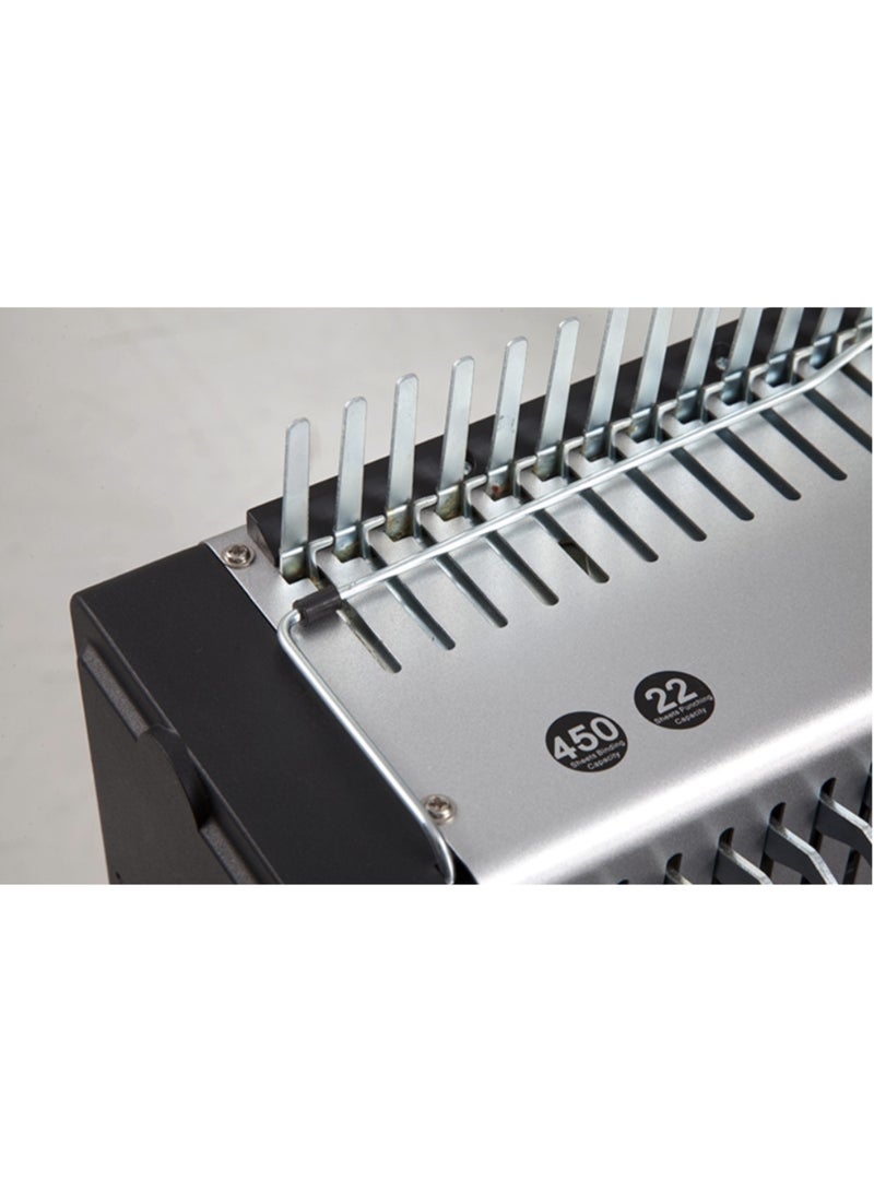 كوميكس ماكينة تخريم وتجليد الحلزون بلاستيك 24خرم - Image 3