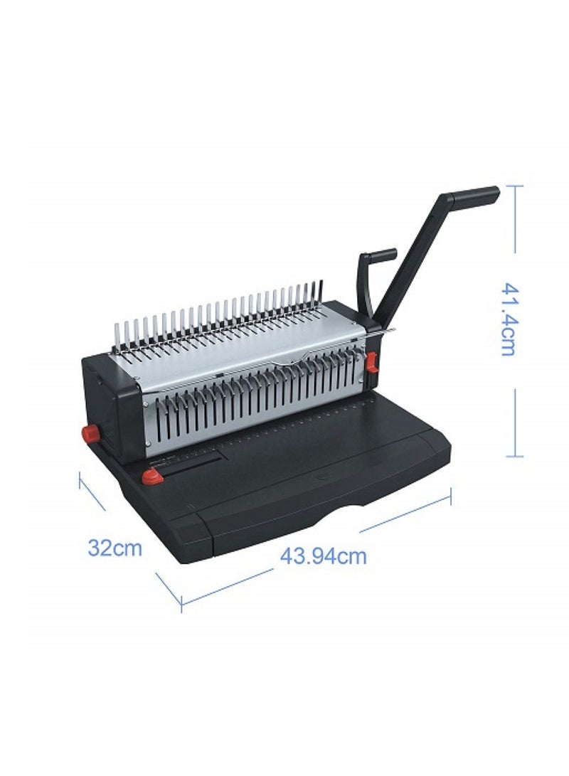 كوميكس ماكينة تخريم وتجليد الحلزون بلاستيك 24خرم - Image 2