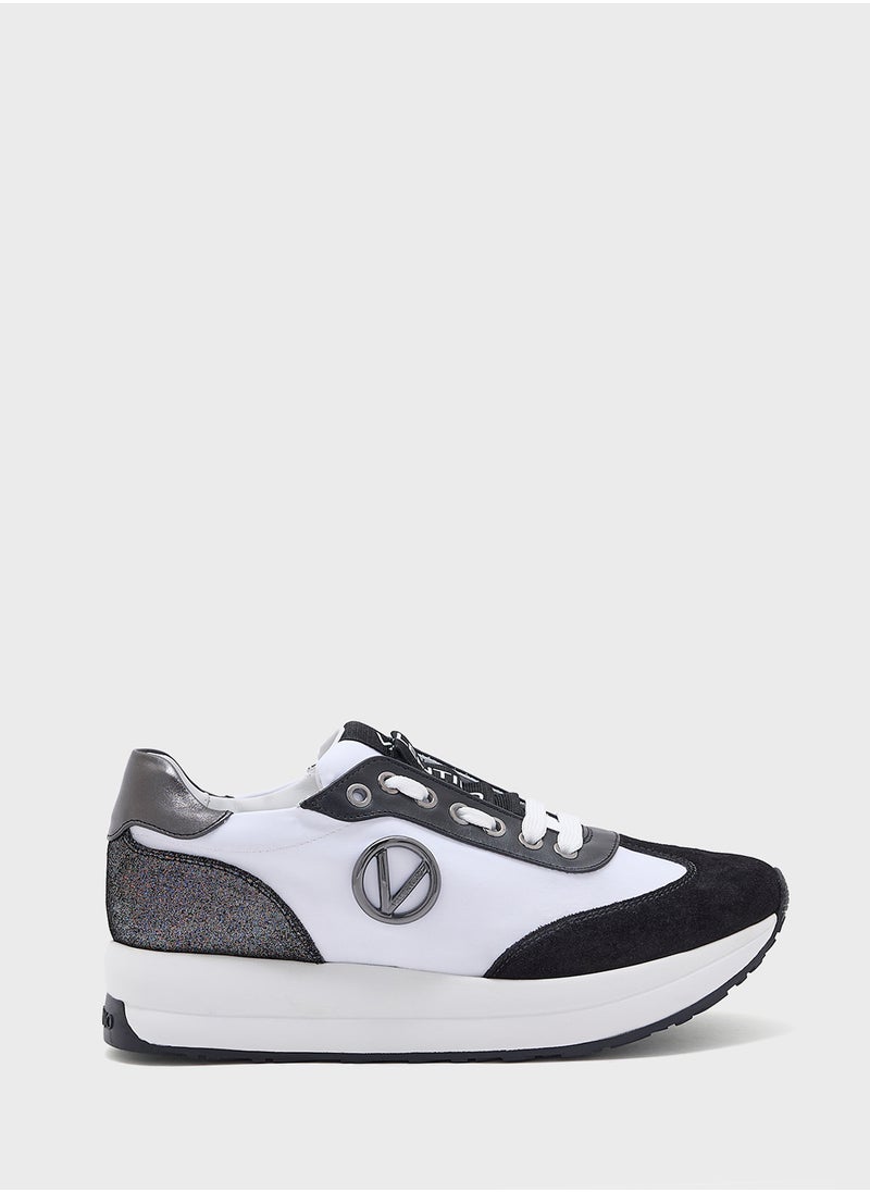 VALENTINO BY MARIO VALENTINO Lace Up Low Top Sneakers  - Image 1