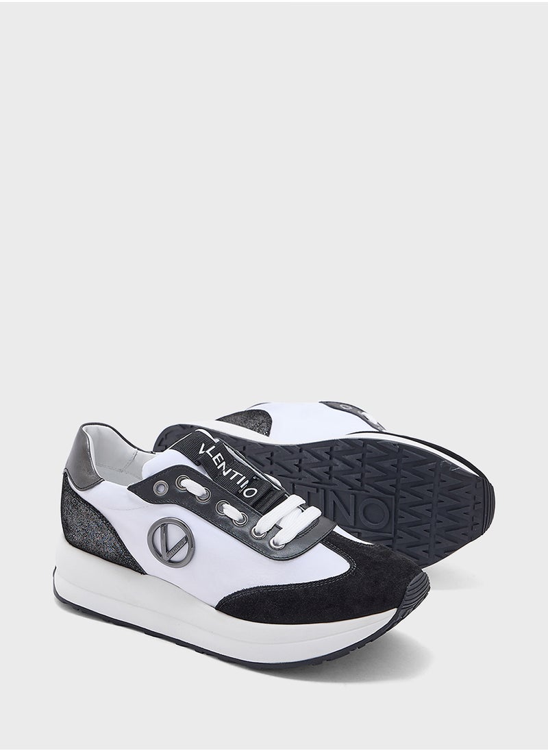 VALENTINO BY MARIO VALENTINO Lace Up Low Top Sneakers  - Image 3