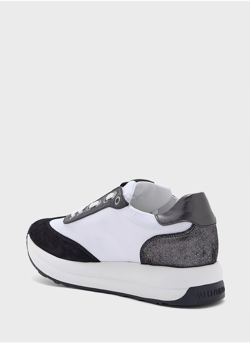 VALENTINO BY MARIO VALENTINO Lace Up Low Top Sneakers  - Image 2