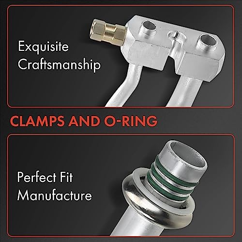 A-Premium A/C Suction and Discharge Line Hose Assembly Compatible with 2003-2005 Ford Crown Victoria, Lincoln Town Car, Mercury Grand Marquis V8 4.6L - Image 3