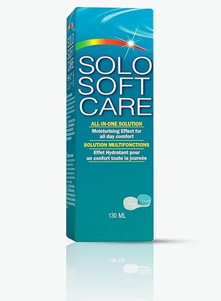 solo soft care contact lens solution 130 ml