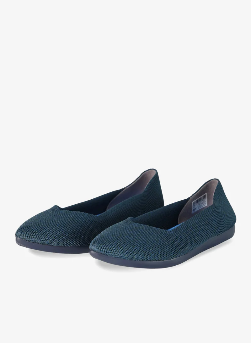 DUOZOULU Dark Teal Comfortable and durable Closed-Toe Flat Shoes - Cloud Edition for Women | Best Price UAE