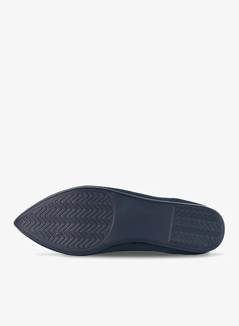 DUOZOULU Dark Teal Comfortable and durable Closed-Toe Flat Shoes - Cloud Edition for Women | Best Price UAE
